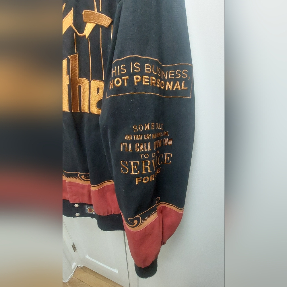 Vintage Godfather Black and Red Classic Jacket. - Picture 4 of 5